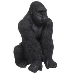 Atmosphera Statuettes, Figurines|Décoration D'Extérieur*Statuette gorille, résine Noir
