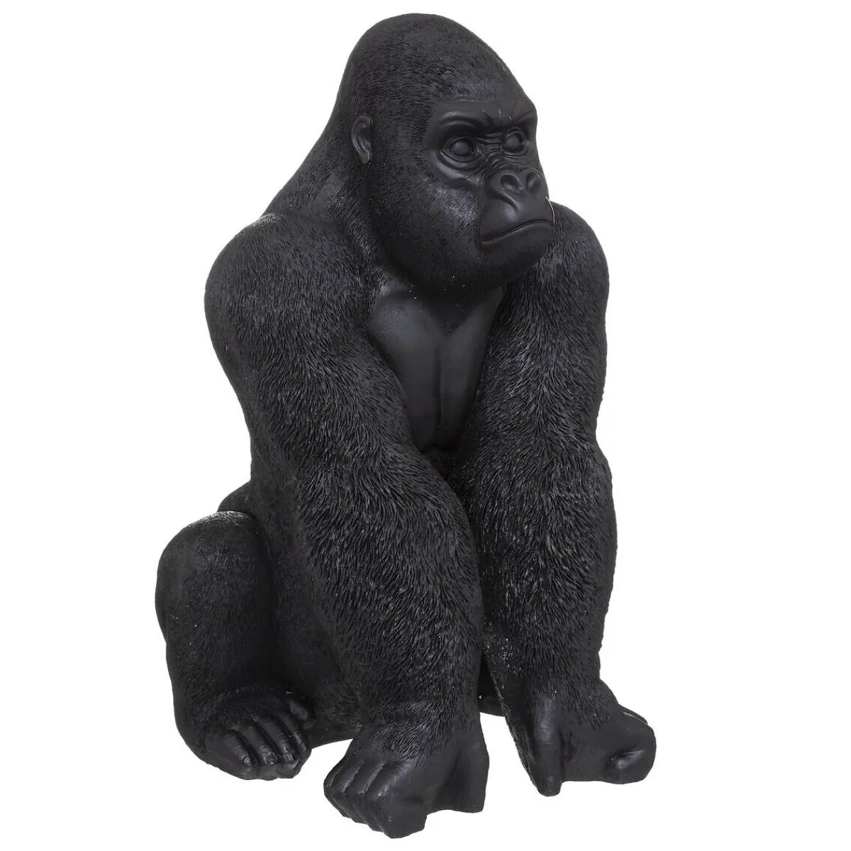 Atmosphera Statuettes, Figurines|Décoration D'Extérieur*Statuette gorille, résine Noir