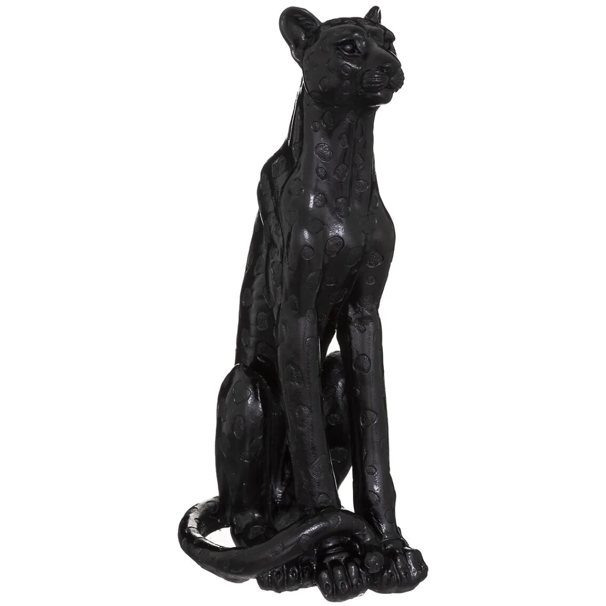 Atmosphera Statuettes, Figurines*Statuette léopard "Artifice" Bleu
