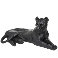 Atmosphera Statuettes, Figurines|Décoration D'Extérieur*Statuette léopard couché Citronnelle
