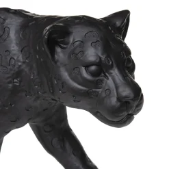 Atmosphera Statuettes, Figurines|Décoration D'Extérieur*Statuette léopard, résine Gris