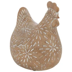 Atmosphera Statuettes, Figurines*Statuette Poule "Linda" Noir