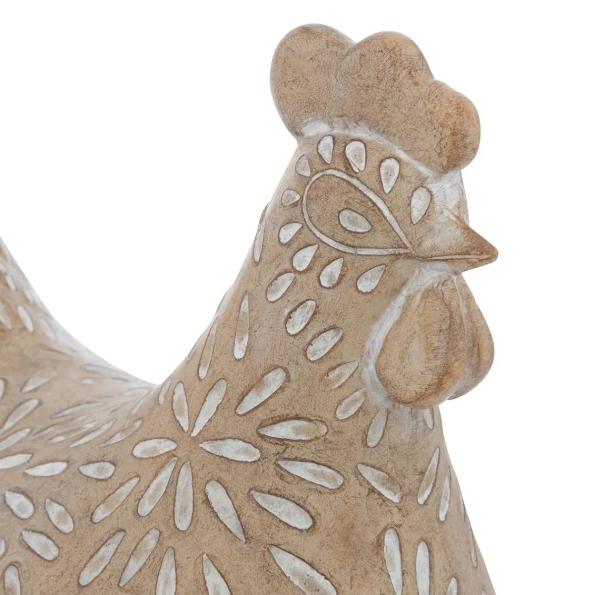 Atmosphera Statuettes, Figurines*Statuette Poule "Linda" Noir