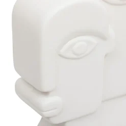 Atmosphera Objets À Poser*Statue visage "Soleya" Argent