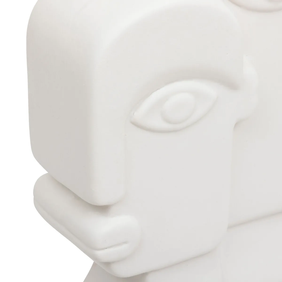 Atmosphera Objets À Poser*Statue visage "Soleya" Argent
