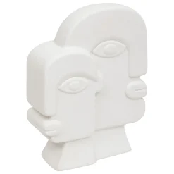 Atmosphera Objets À Poser*Statue visage "Soleya" Argent