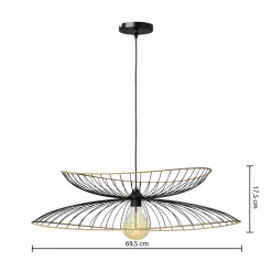 Atmosphera Suspensions En Métal*Suspension "Alara" Noir