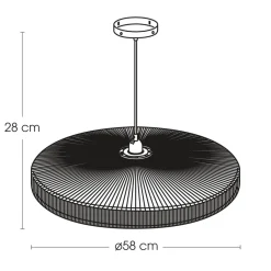 Atmosphera Suspensions Naturelles*Suspension "Bellamy" Beige