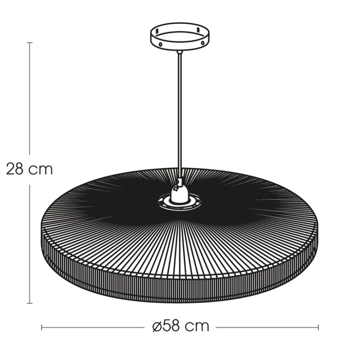 Atmosphera Suspensions Naturelles*Suspension "Bellamy" Beige