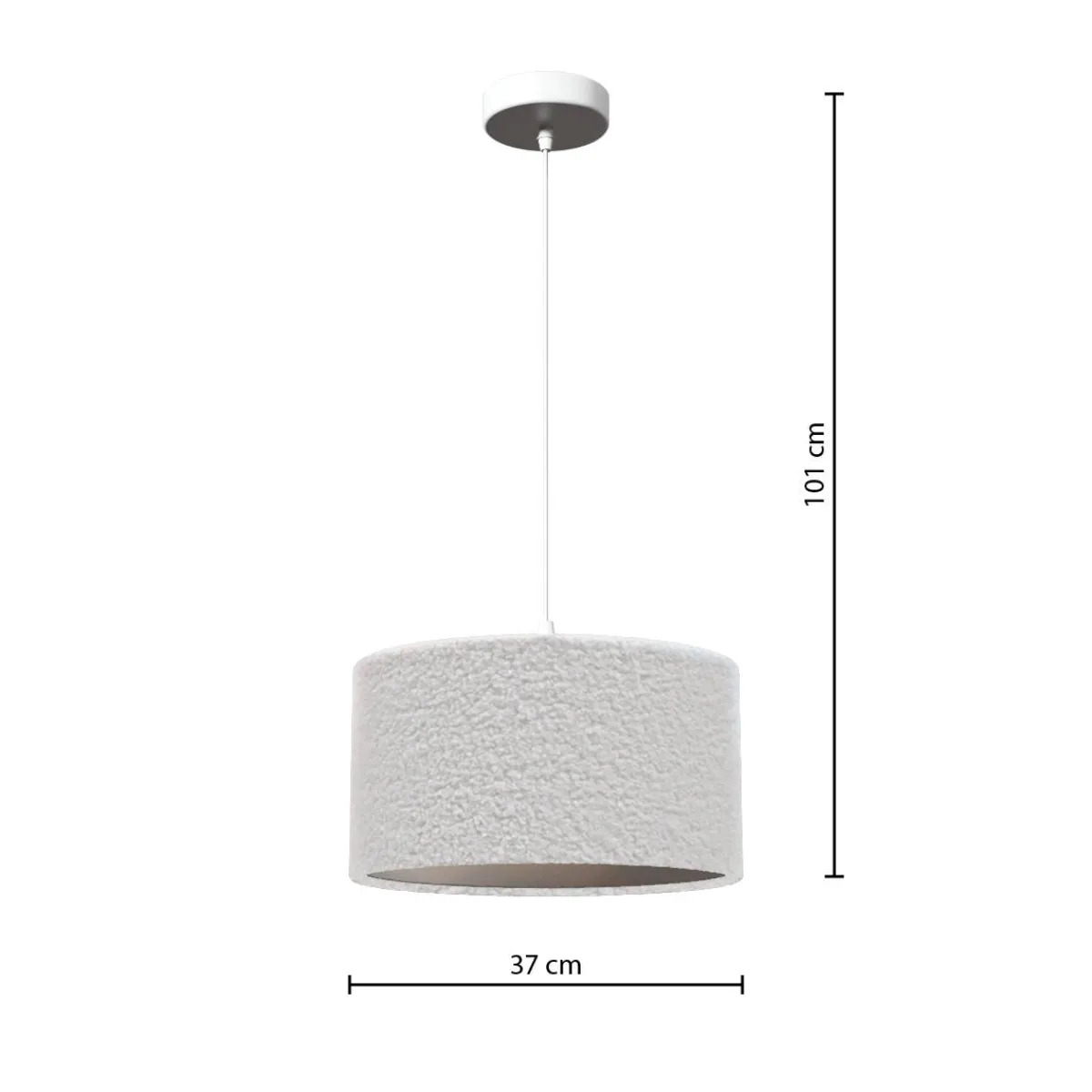 Atmosphera Suspensions Naturelles*Suspension bouclette "Tina" Boisnaturel