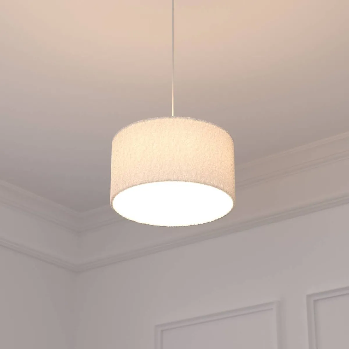 Atmosphera Suspensions Naturelles*Suspension bouclette "Tina" Boisnaturel