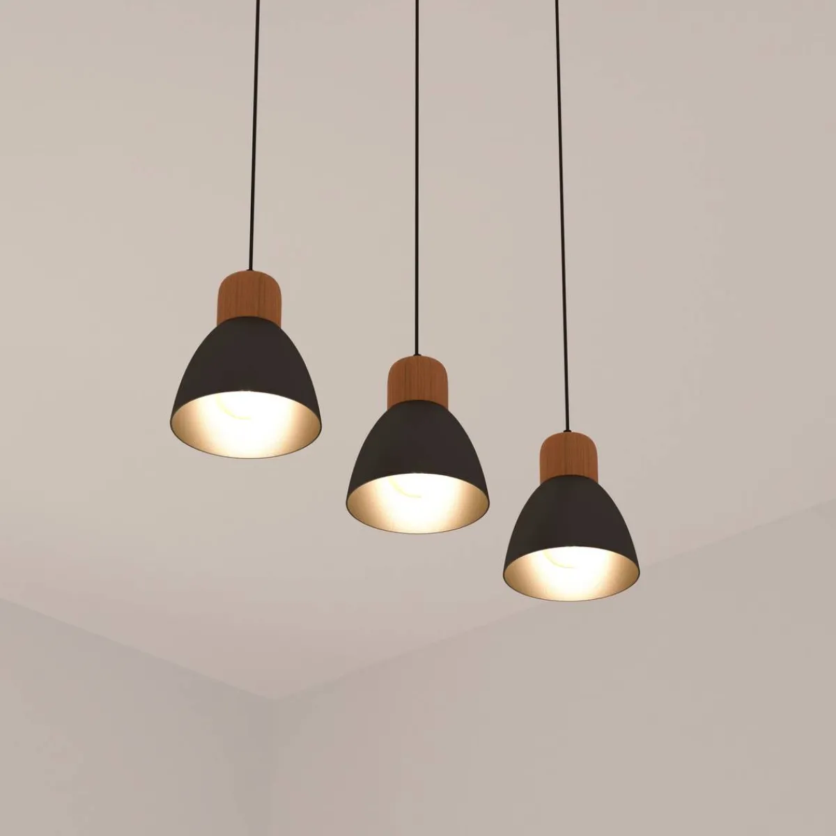 Atmosphera Suspensions En Métal*Suspension "Desy" Noir
