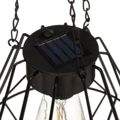 Atmosphera Suspensions En Métal*Suspension d'extérieur solaire FLAVE Noir Rouge