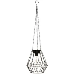 Atmosphera Suspensions En Métal*Suspension d'extérieur solaire FLAVE Noir Rouge