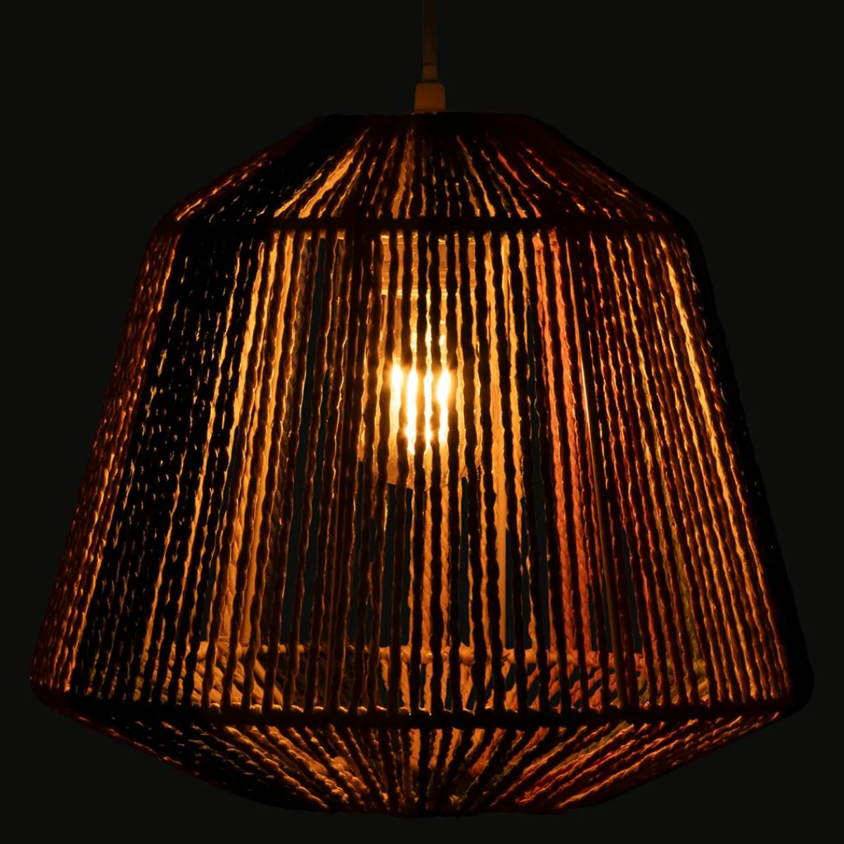 Atmosphera Suspensions En Métal*Suspension en corde "Jily" Beige