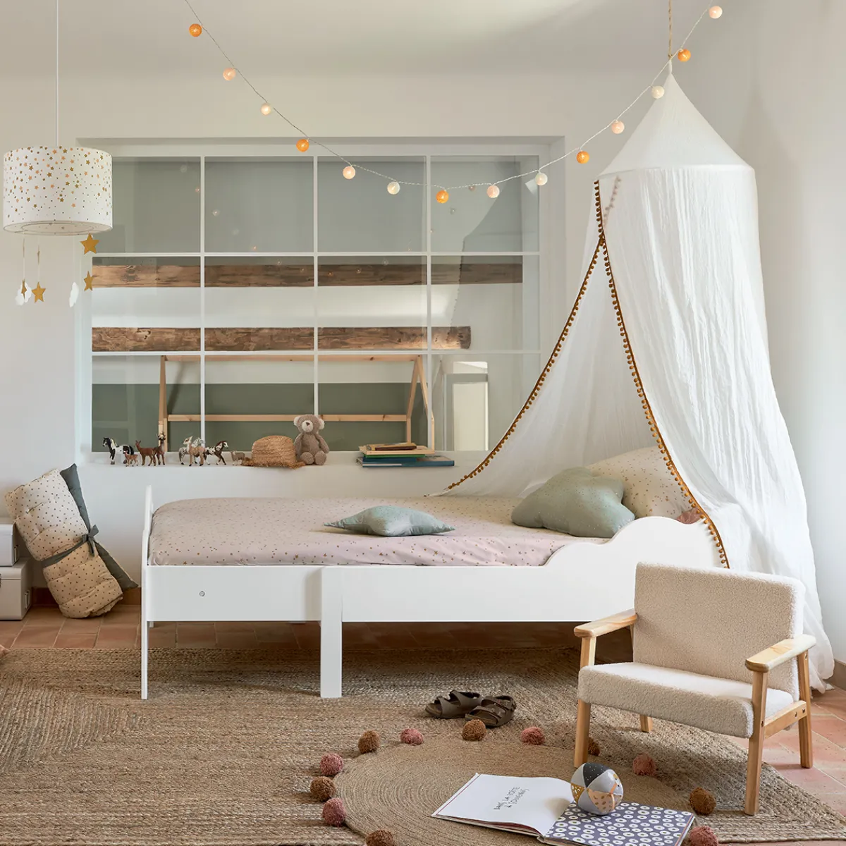 Atmosphera Luminaires*Suspension enfant "Sira" Blanc