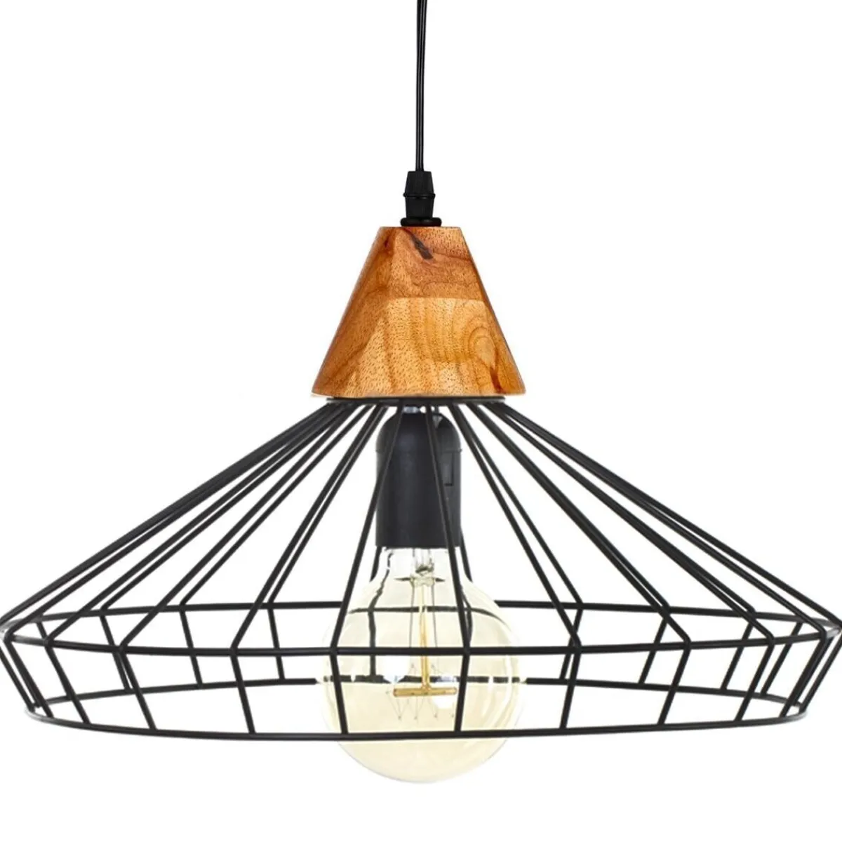 Atmosphera Suspensions En Métal*Suspension filaire "Ben" Noir