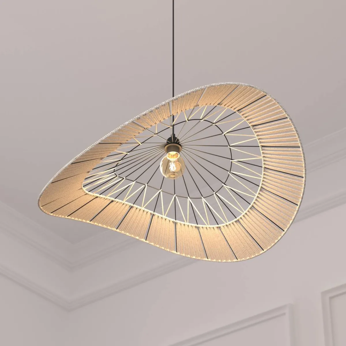 Atmosphera Suspensions En Métal*Suspension filaire "Cosy" Noir