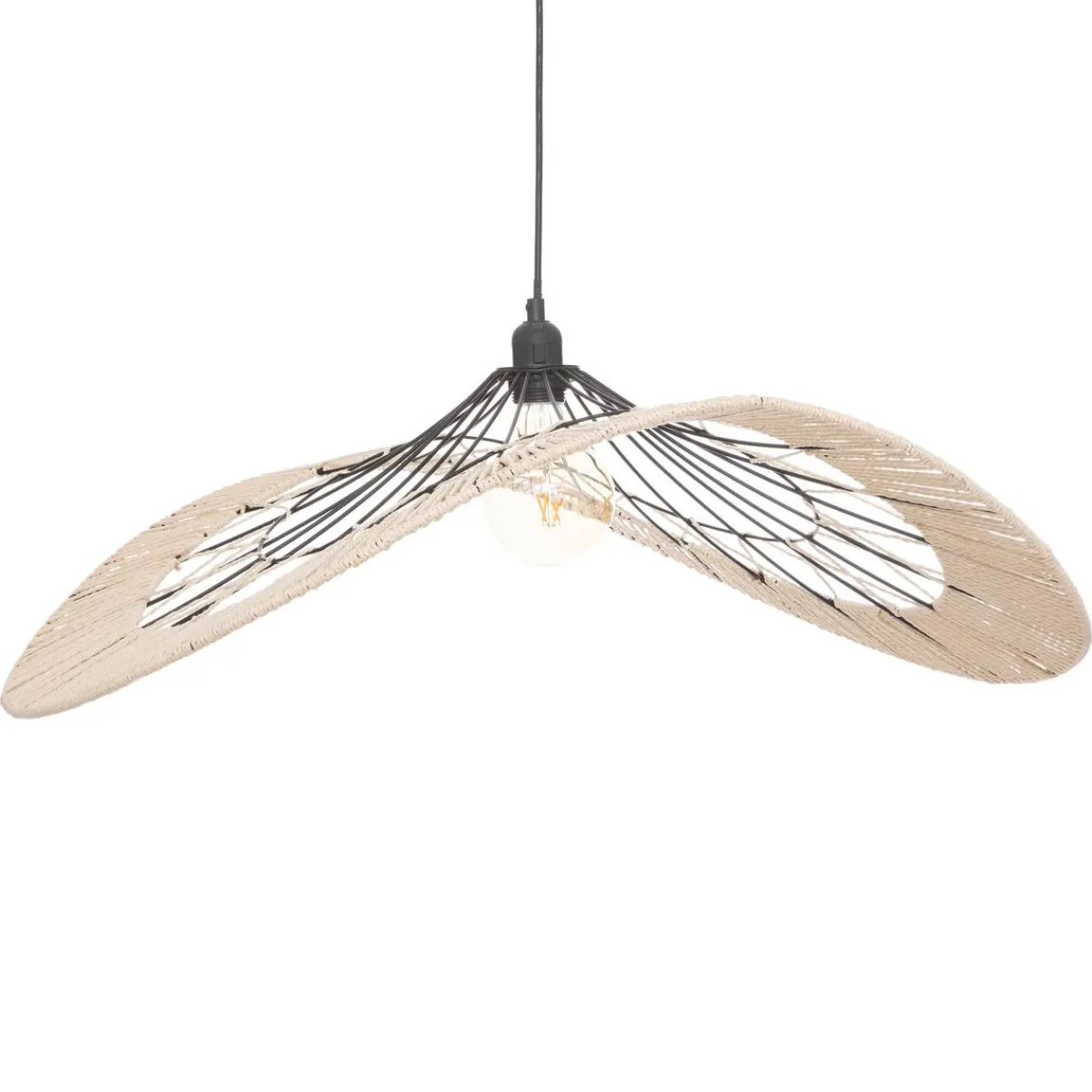 Atmosphera Suspensions En Métal*Suspension filaire "Cosy" Noir