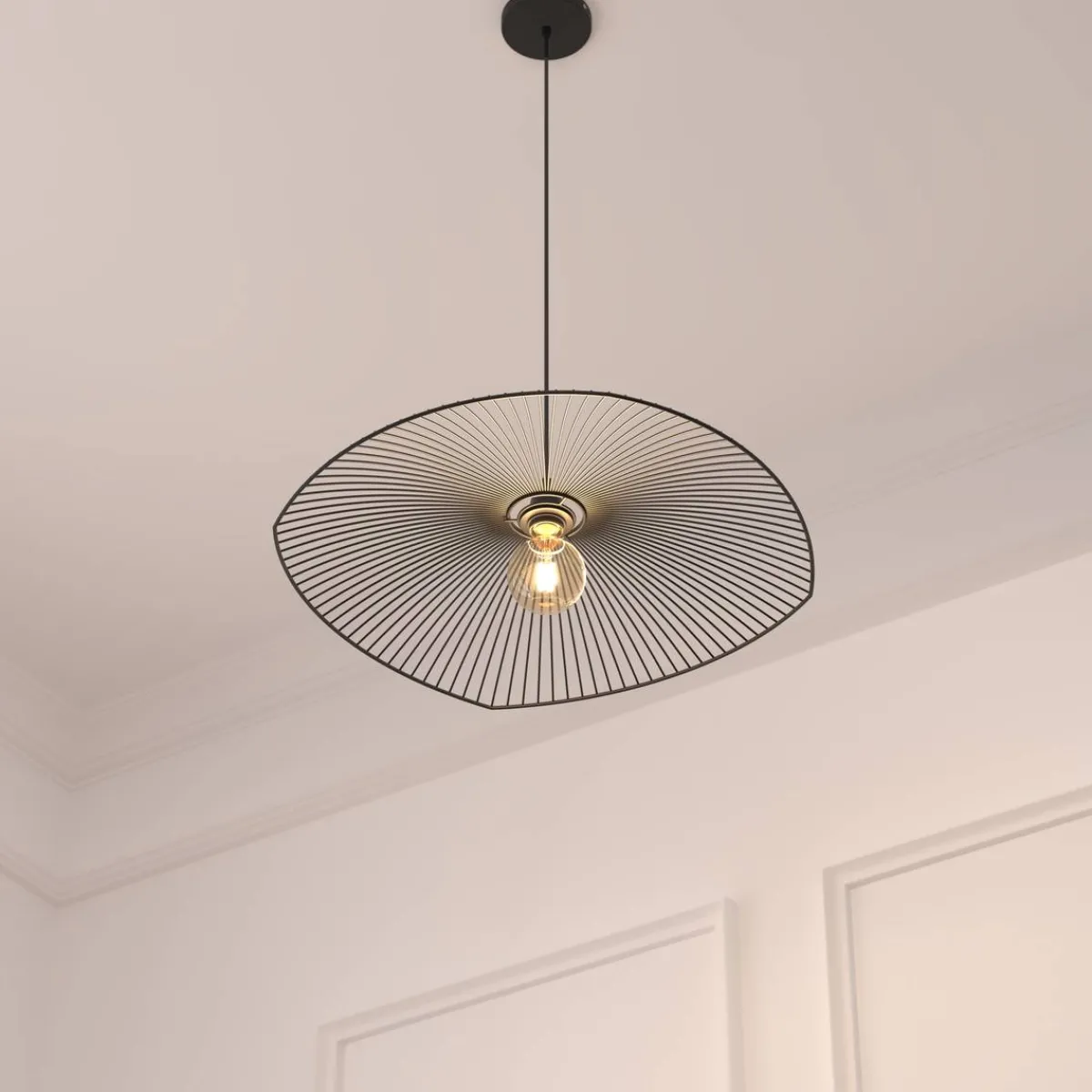 Atmosphera Suspensions En Métal*Suspension filaire "Cuzco" Noir