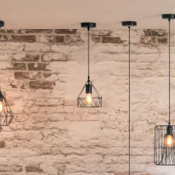 Atmosphera Suspensions En Métal*Suspension filaire "Ida" Noir