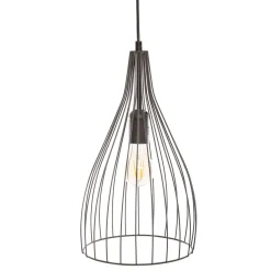 Atmosphera Suspensions En Métal*Suspension filaire "Rita" Noir