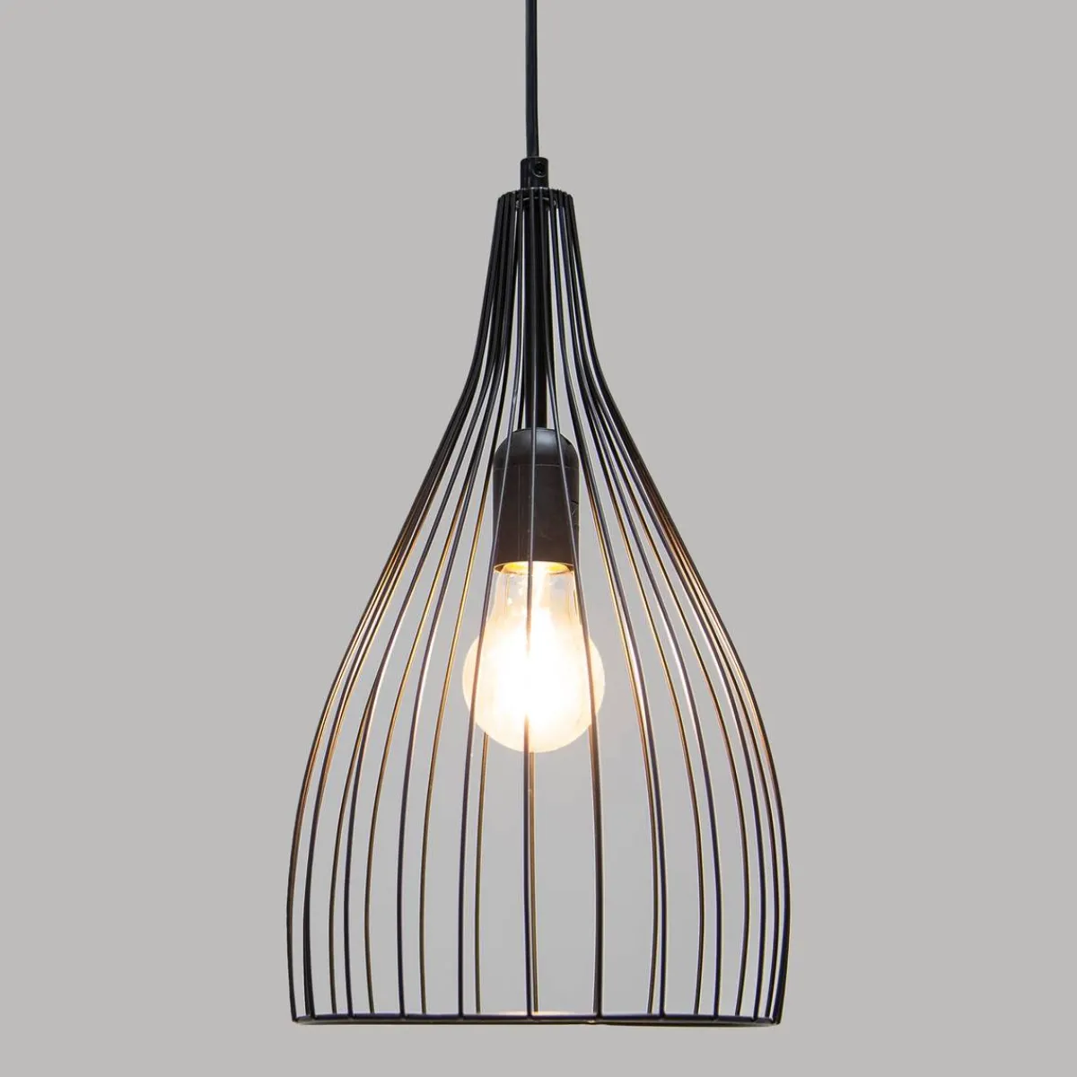 Atmosphera Suspensions En Métal*Suspension filaire "Rita" Noir