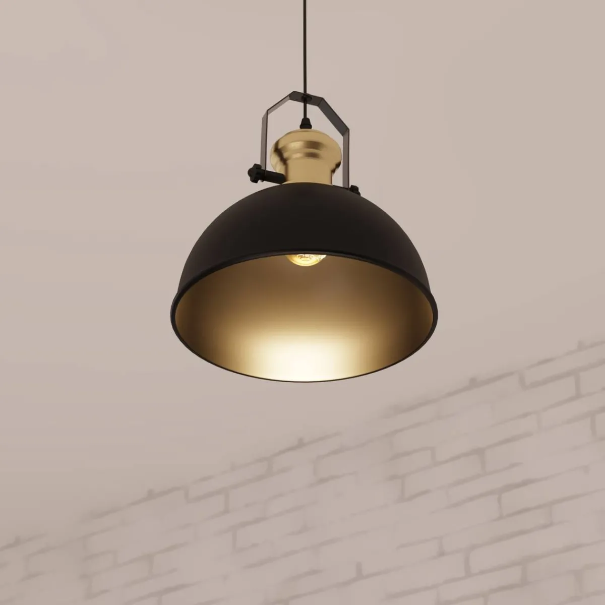 Atmosphera Suspensions En Métal*Suspension "Flower" Noir