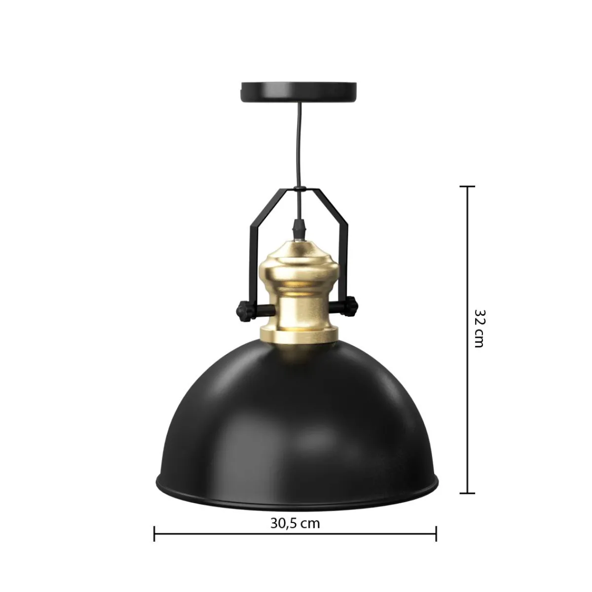 Atmosphera Suspensions En Métal*Suspension "Flower" Noir