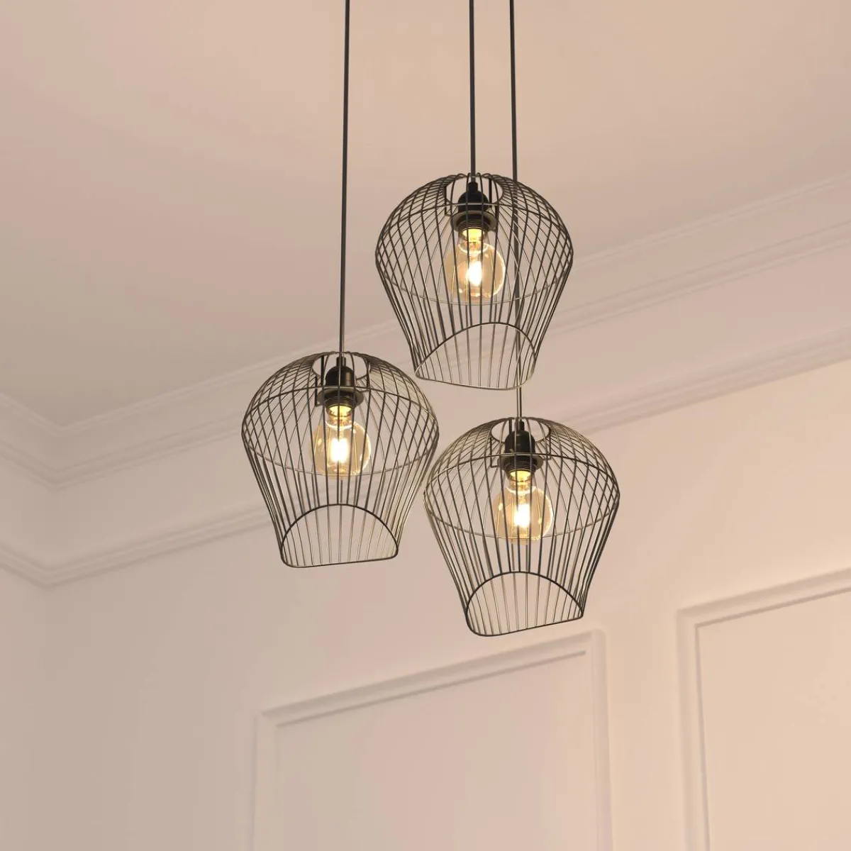 Atmosphera Suspensions En Métal*Suspension "Jena" Noir
