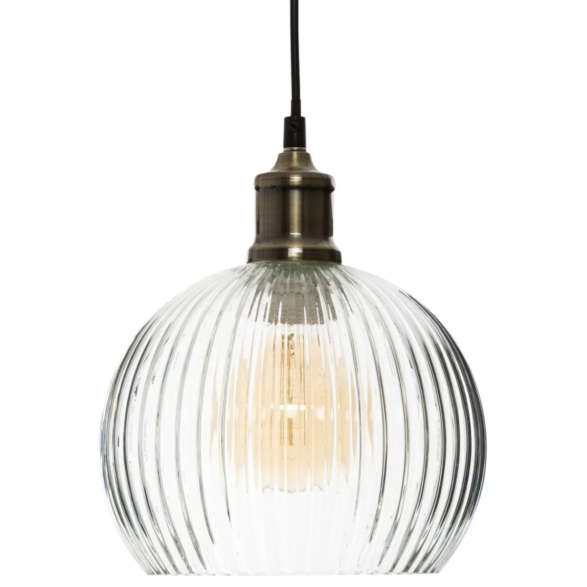 Atmosphera Suspensions En Verre*Suspension "Laye" Gris