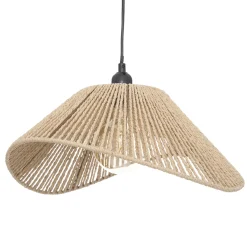 Atmosphera Luminaires|Suspensions Naturelles*Suspension "Myha" Beige