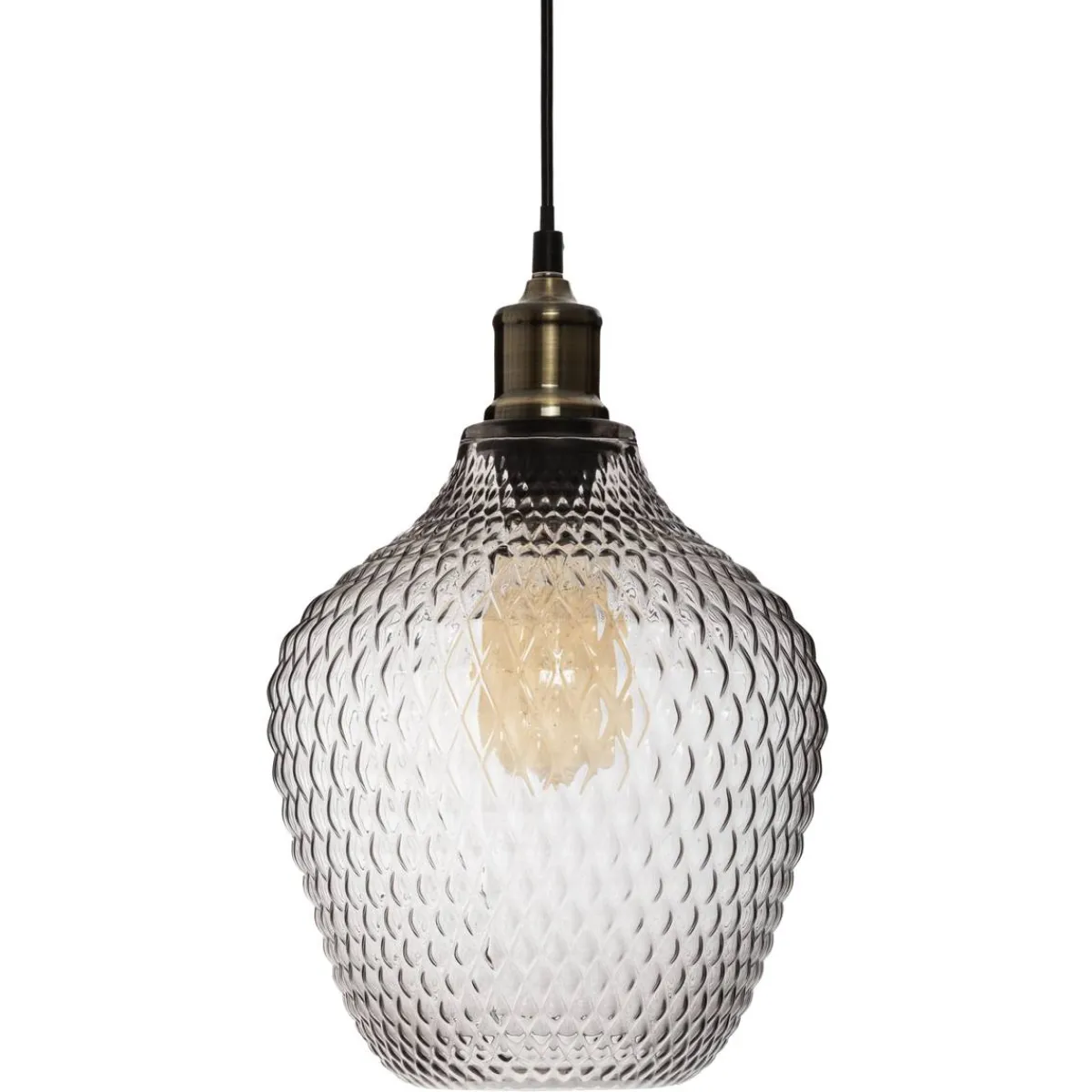 Atmosphera Suspensions En Verre*Suspension "Omaha" Doré