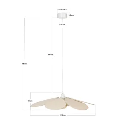 Atmosphera Suspensions Naturelles*Suspension pétales "Naya" Beige