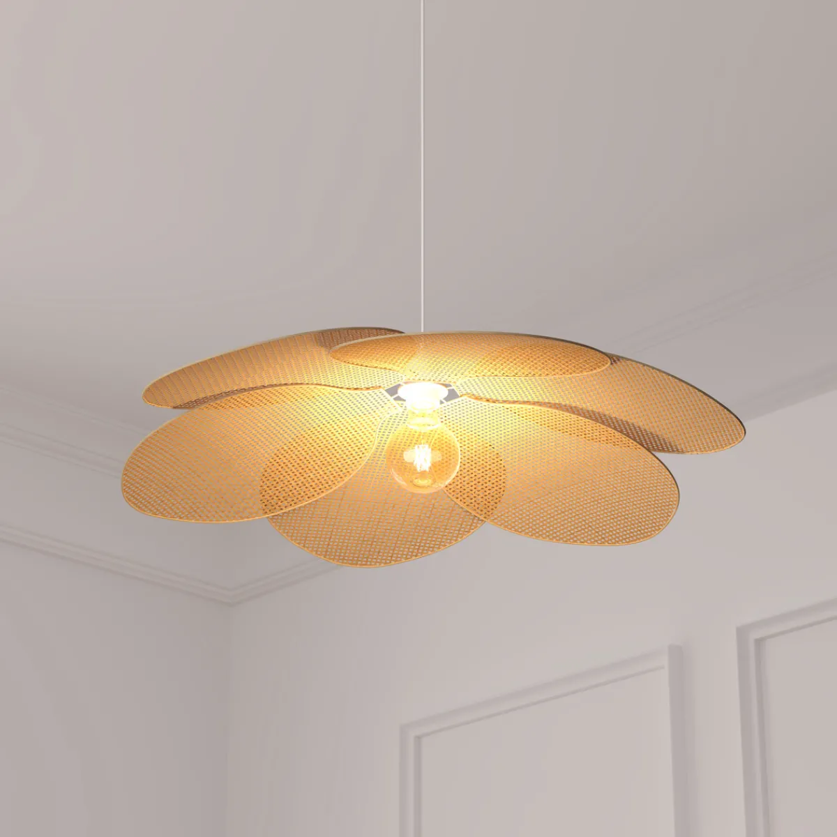 Atmosphera Suspensions Naturelles*Suspension pétales "Rym" Beige