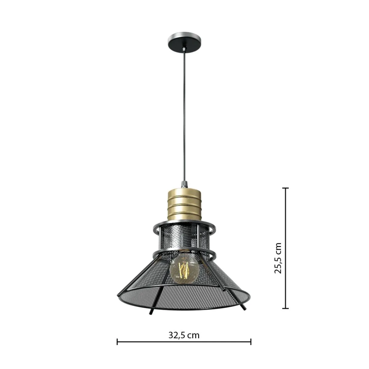 Atmosphera Suspensions En Métal*Suspension "Rodo" Orange