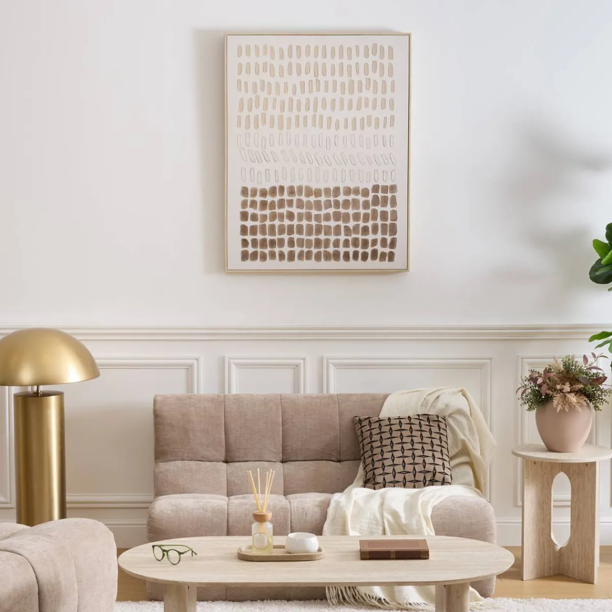 Atmosphera Tables Basses|Voir Tout *Table basse "Anaya" Blanc