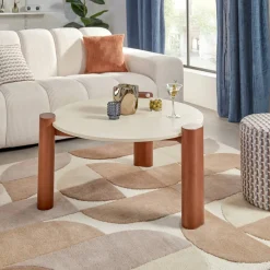 Atmosphera Tables Basses*Table basse "Jilani" Blanc