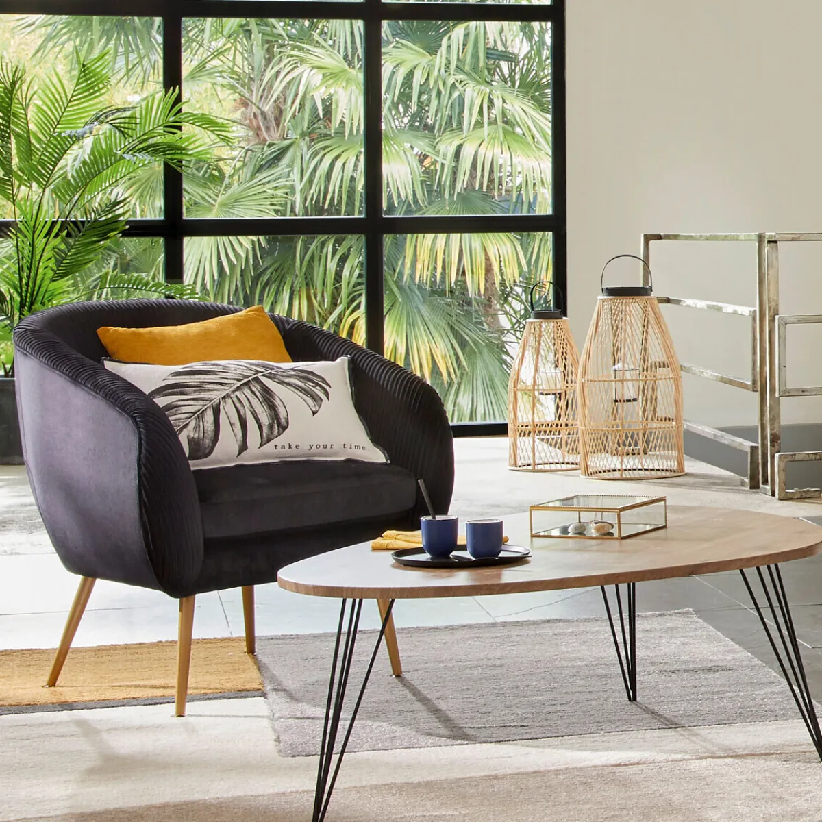 Atmosphera Tables Basses*Table basse "Neile" Transparent