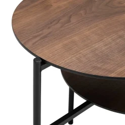 Atmosphera Tables Basses*Table basse 2 niveaux "Kemi" Ivoire