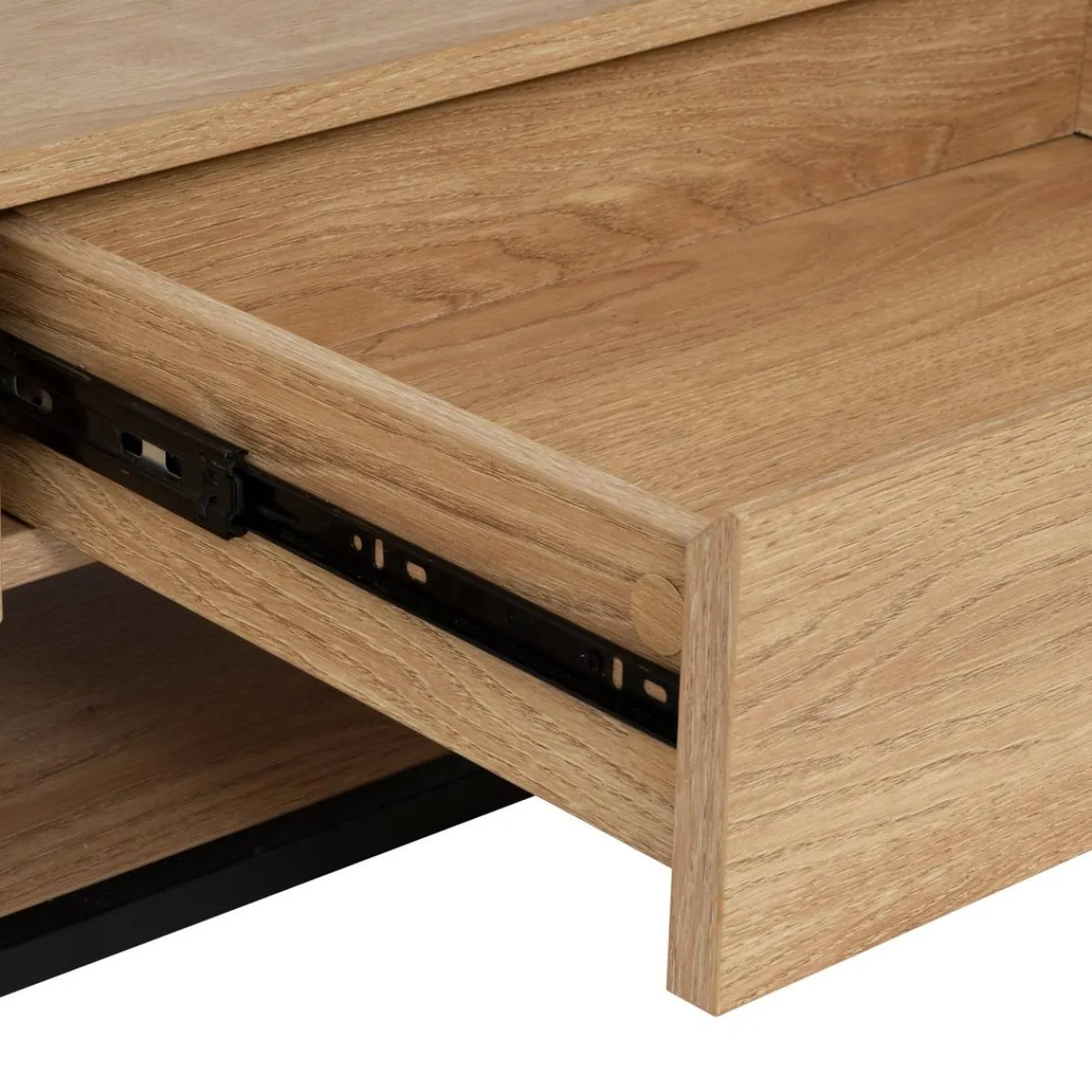 Atmosphera Tables Basses|Voir Tout *Table basse 2 tiroirs "Aldea" Transparent