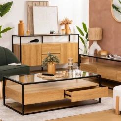 Atmosphera Tables Basses|Voir Tout *Table basse 2 tiroirs