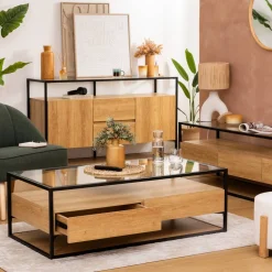 Atmosphera Tables Basses|Voir Tout *Table basse 2 tiroirs