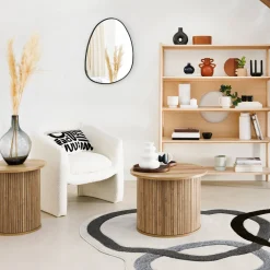 Atmosphera Voir Tout |Tables D'Appoint*Table à café "Colva" Boisnaturel