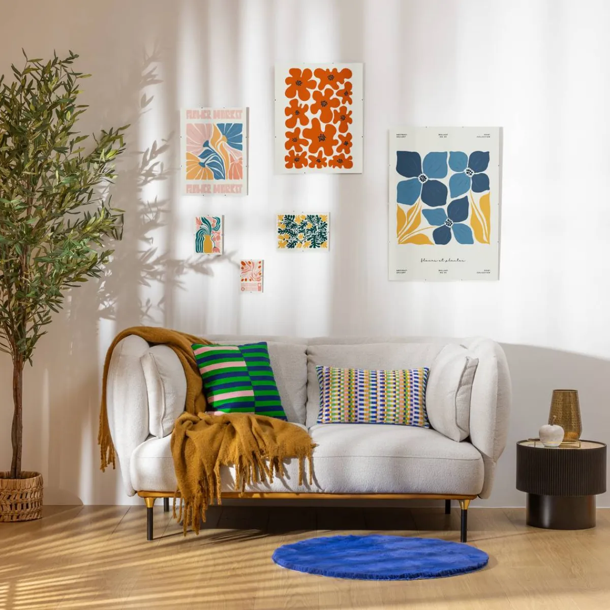 Atmosphera Tables D'Appoint*Table à café "Enola" Blanc