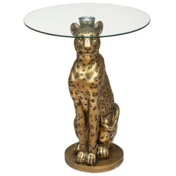 Atmosphera Voir Tout |Tables D'Appoint*Table à café "Leopard" Blanc