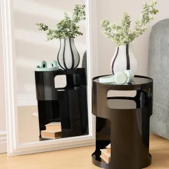Atmosphera Tables D'Appoint*Table d'appoint "Ashdal" Blancivoire