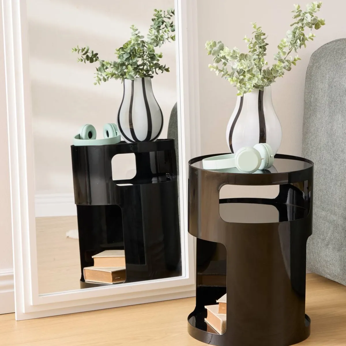 Atmosphera Tables D'Appoint*Table d'appoint "Ashdal" Blancivoire