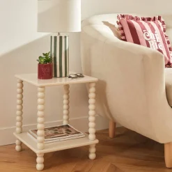 Atmosphera Tables D'Appoint*Table d'appoint "Chamlo" Beige