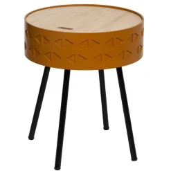 Atmosphera Tables D'Appoint*Table d'appoint coffre "Shiro" Blanc